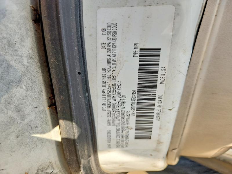 68776706 :رقم المزاد ، 4S4BP61C397337150 vin ، 2009 Subaru Outback مزاد بيع