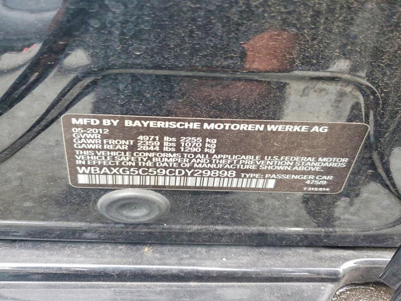 Aukcja sprzedaży 2012 Bmw 528, vin: WBAXG5C59CDY29898, numer aukcji: 67649696