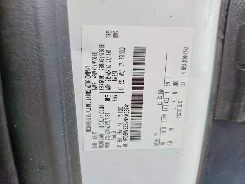 Aukcja sprzedaży 2022 Ford Transit, vin: 1FDBW5Z89NKA39741, numer aukcji: 67869576