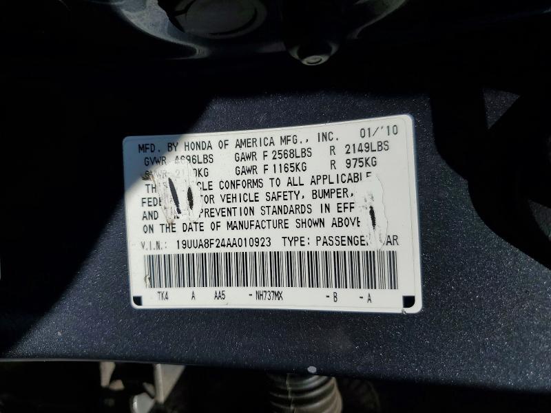 69429896 :رقم المزاد ، 19UUA8F24AA010923 vin ، 2010 Acura Tl مزاد بيع
