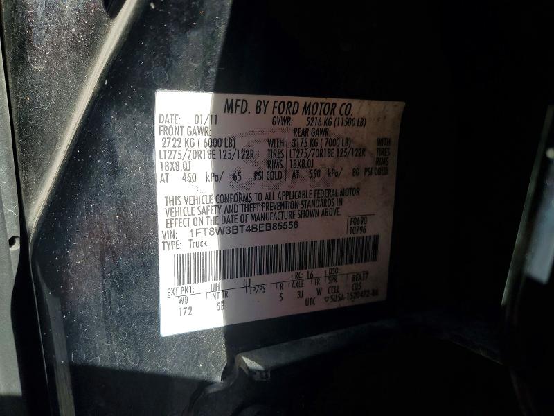 Продажа на аукционе авто 2011 Ford F350, vin: 1FT8W3BT4BEB85556, номер лота: 68962146