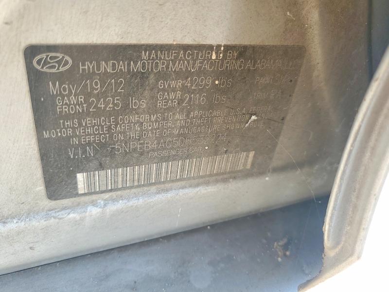 Aukcja sprzedaży 2013 Hyundai Sonata, vin: 5NPEB4AC5DH532224, numer aukcji: 68247956
