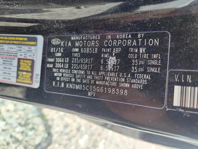 Aukcja sprzedaży 2016 Kia Sedona, vin: KNDMB5C15G6198398, numer aukcji: 67689476