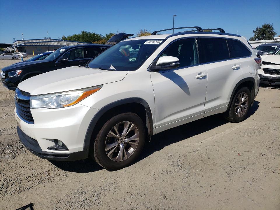 Продаж на аукціоні авто 2014 Toyota Highlander, vin: 5TDJKRFH8ES031369, номер лоту: 70894736