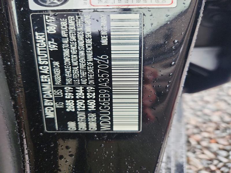 Aukcja sprzedaży 2018 Mercedes-benz S, vin: WDDUG6EB9JA357026, numer aukcji: 68827396