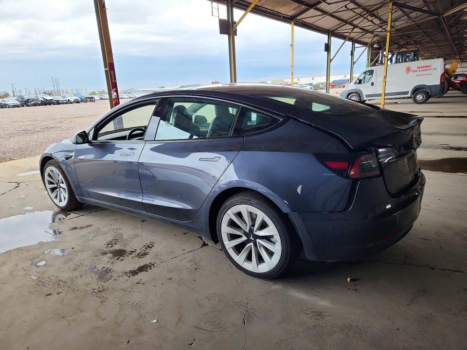 2022 Tesla Model 3 მანქანა იყიდება აუქციონზე, vin: 5YJ3E1EB1NF260821, აუქციონის ნომერი: 70001276