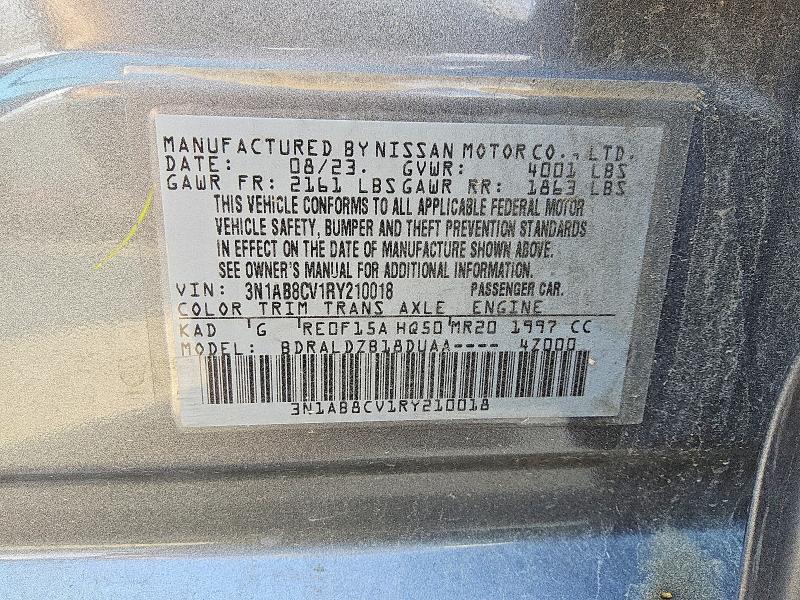 Продаж на аукціоні авто 2024 Nissan Sentra, vin: 3N1AB8CV1RY210018, номер лоту: 67473586