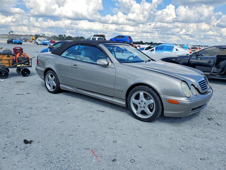 2003 Mercedes-benz Clk მანქანა იყიდება აუქციონზე, vin: WDBLK70G23T138119, აუქციონის ნომერი: 69757706