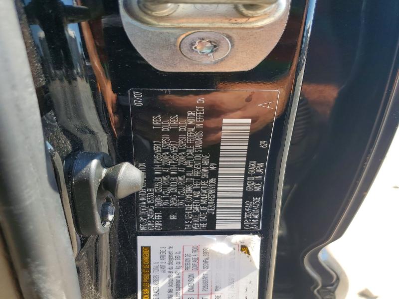 69767316 :رقم المزاد ، JTEZU14R378091086 vin ، 2007 Toyota 4runner مزاد بيع