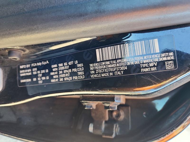 Aukcja sprzedaży 2016 Fiat 500x, vin: ZFBCFXDT6GP373654, numer aukcji: 68450386