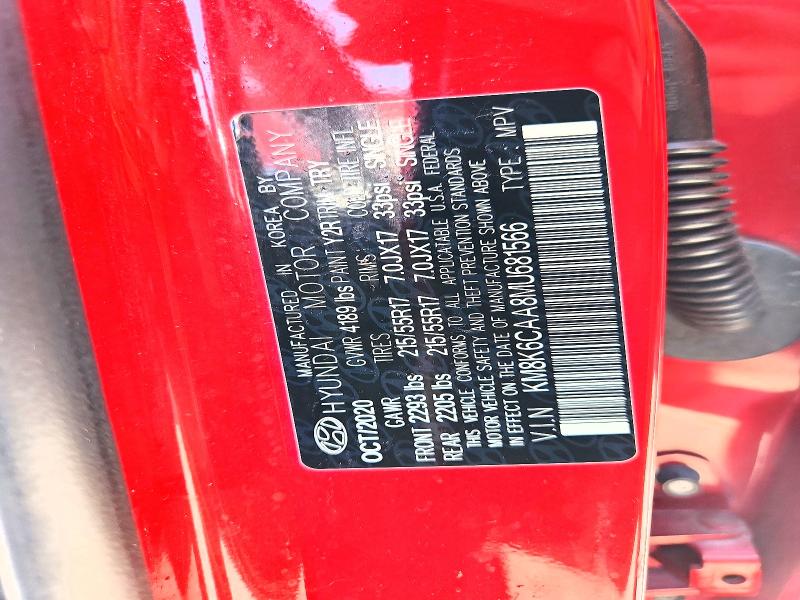 Aukcja sprzedaży 2021 Hyundai Kona, vin: KM8K6CAA8MU681566, numer aukcji: 67521596