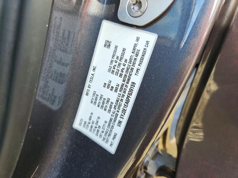 Продажа на аукционе авто 2023 Tesla Model 3, vin: 5YJ3E1EA6PF639159, номер лота: 66892496
