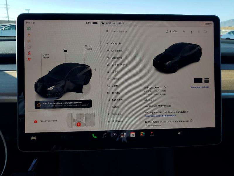 Продаж на аукціоні авто 2023 Tesla Model Y, vin: 7SAYGDEE1PF814327, номер лоту: 70530796