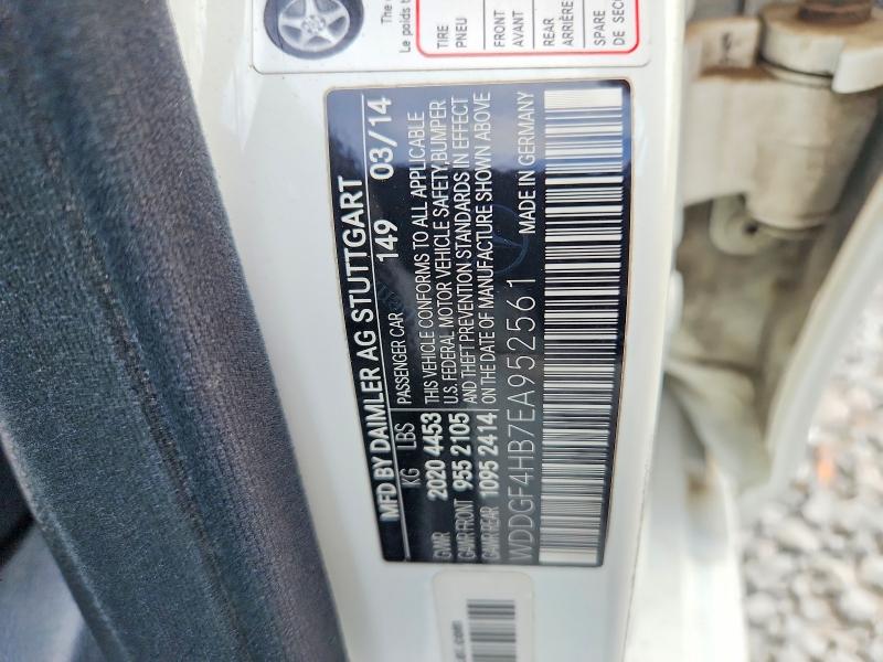 67011586 :رقم المزاد ، WDDGF4HB7EA952561 vin ، 2014 Mercedes-benz C مزاد بيع