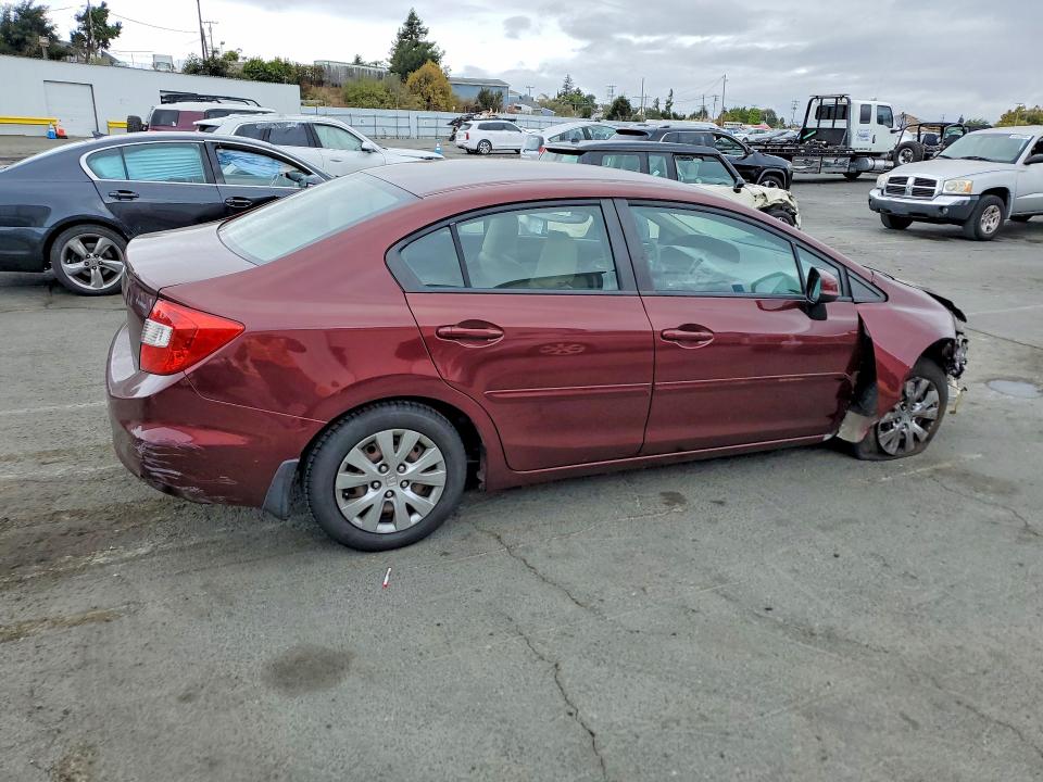 Продаж на аукціоні авто 2012 Honda Civic, vin: 19XFB2F52CE345660, номер лоту: 67373206