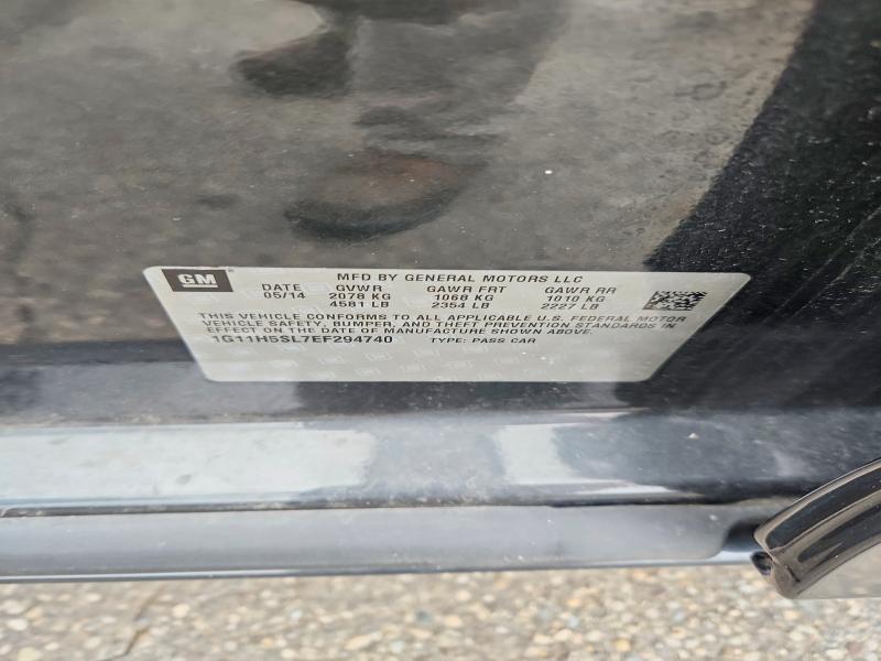 2014 Chevrolet Malibu მანქანა იყიდება აუქციონზე, vin: 1G11H5SL7EF294740, აუქციონის ნომერი: 70042436