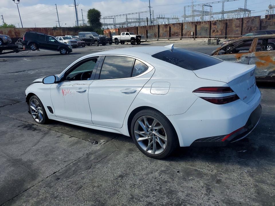 2022 Genesis G70 მანქანა იყიდება აუქციონზე, vin: KMTG34TA5NU097702, აუქციონის ნომერი: 70357036