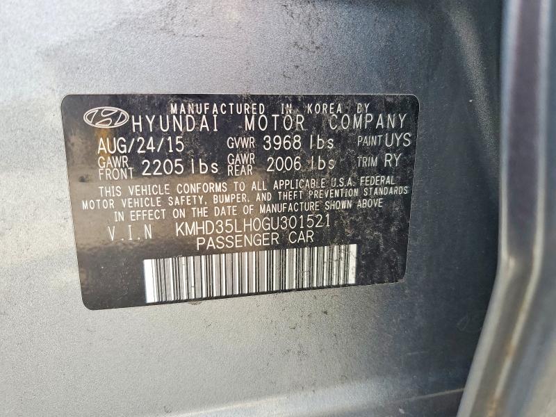 Продаж на аукціоні авто 2016 Hyundai Elantra Gt, vin: KMHD35LH0GU301521, номер лоту: 71368776