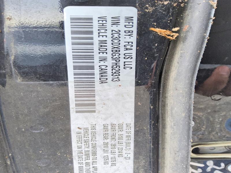 66570146 :رقم المزاد ، 2C3CDXBG3PH529313 vin ، 2023 Dodge Charger مزاد بيع