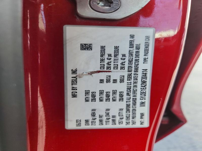 Aukcja sprzedaży 2022 Tesla Model 3, vin: 5YJ3E1EA2NF304414, numer aukcji: 67696526