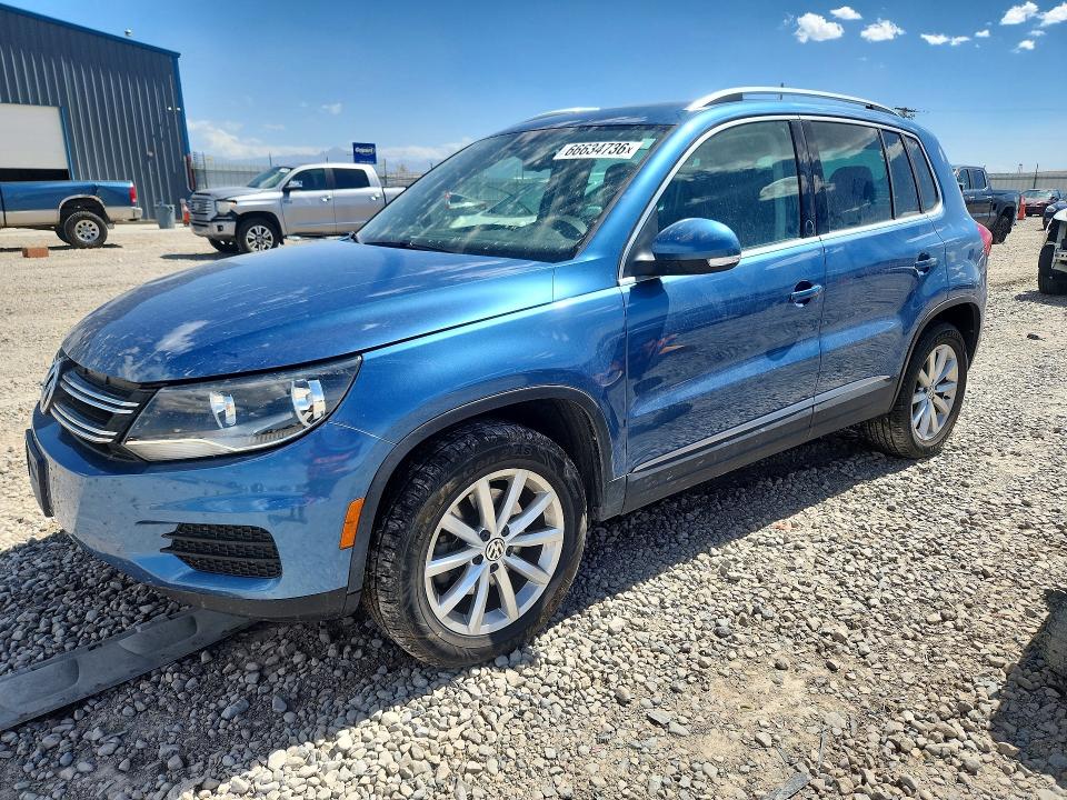 Продажа на аукционе авто 2017 Volkswagen Tiguan, vin: WVGRV7AX6HK003039, номер лота: 66634736