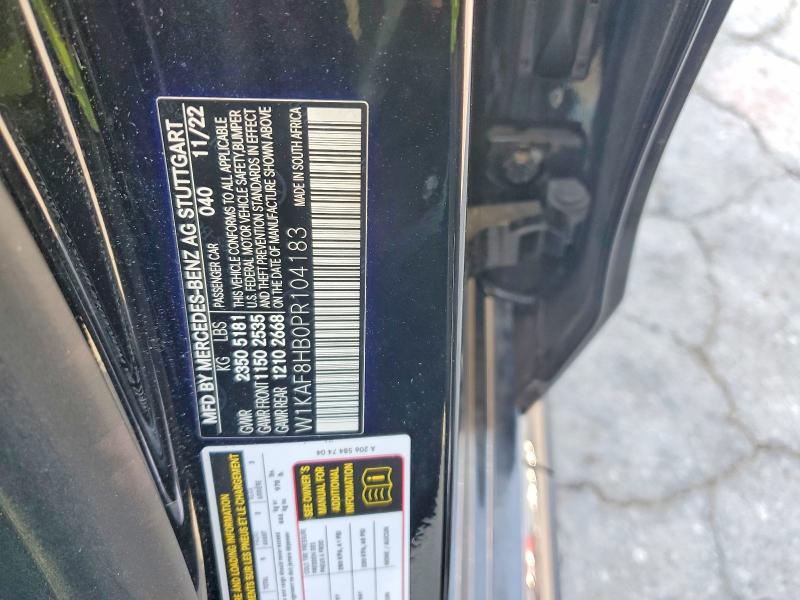 Продажа на аукционе авто 2023 Mercedes-benz C, vin: W1KAF8HB0PR104183, номер лота: 67664276