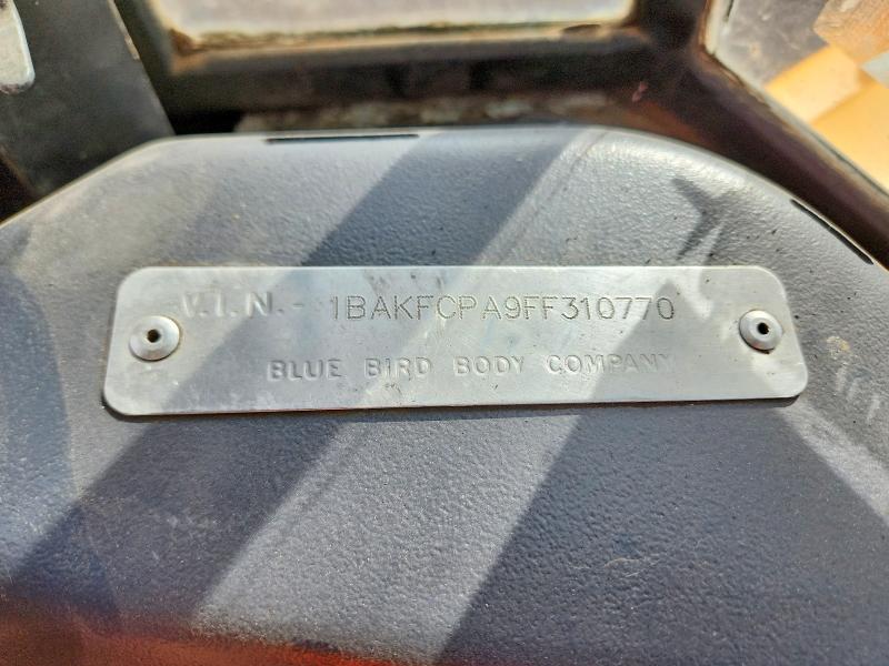 Продажа на аукционе авто 2015 Blub School Bus, vin: 1BAKFCPA9FF310770, номер лота: 67562536