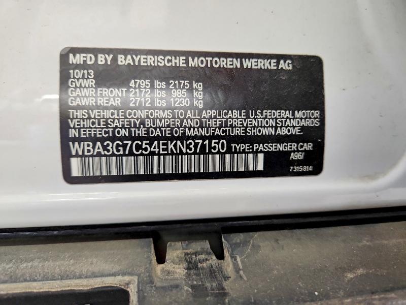 Aukcja sprzedaży 2014 Bmw 328, vin: WBA3G7C54EKN37150, numer aukcji: 67241326