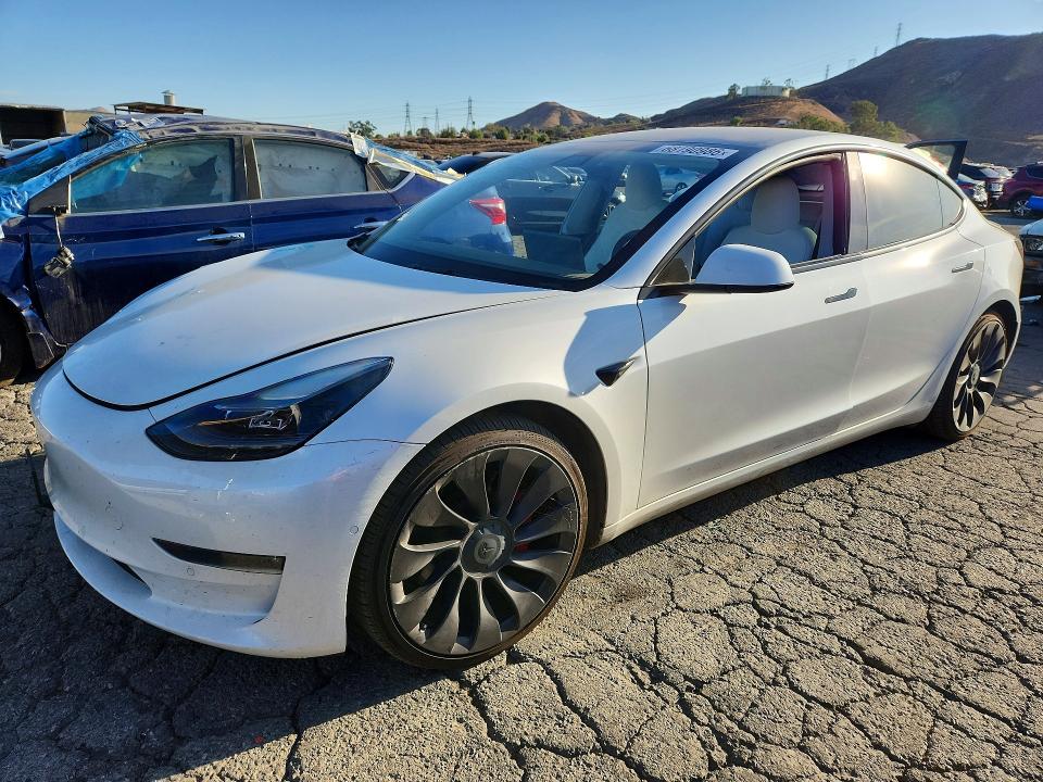 Aukcja sprzedaży 2022 Tesla Model 3, vin: 5YJ3E1EC7NF128641, numer aukcji: 68190986