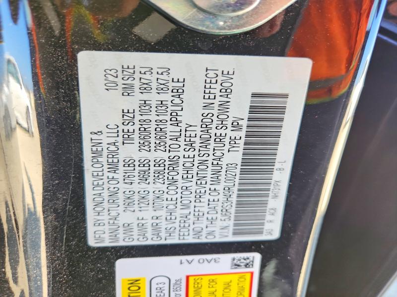 Aukcja sprzedaży 2024 Honda Cr-v, vin: 5J6RS3H49RL002703, numer aukcji: 69717526