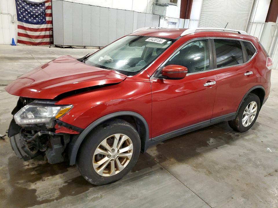 Auction sale of the 2016 Nissan Rogue, vin: KNMAT2MV5GP734678, lot number: 69438136
