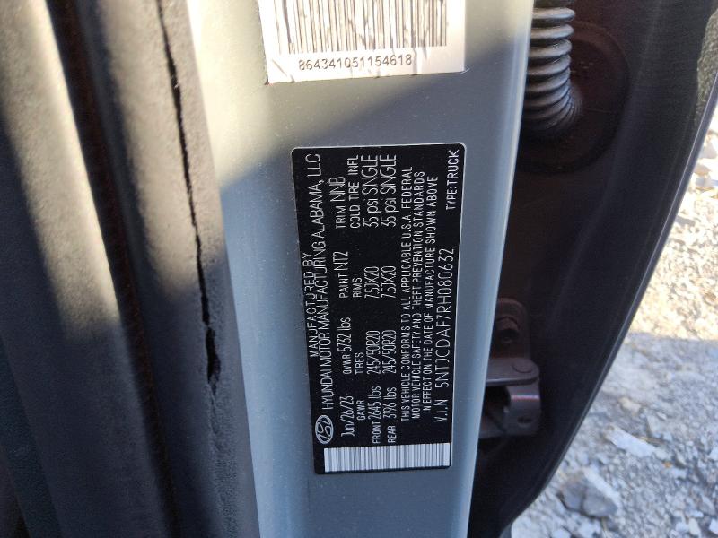 Продажа на аукционе авто 2024 Hyundai Santa Cruz, vin: 5NTJCDAF7RH080632, номер лота: 69432496
