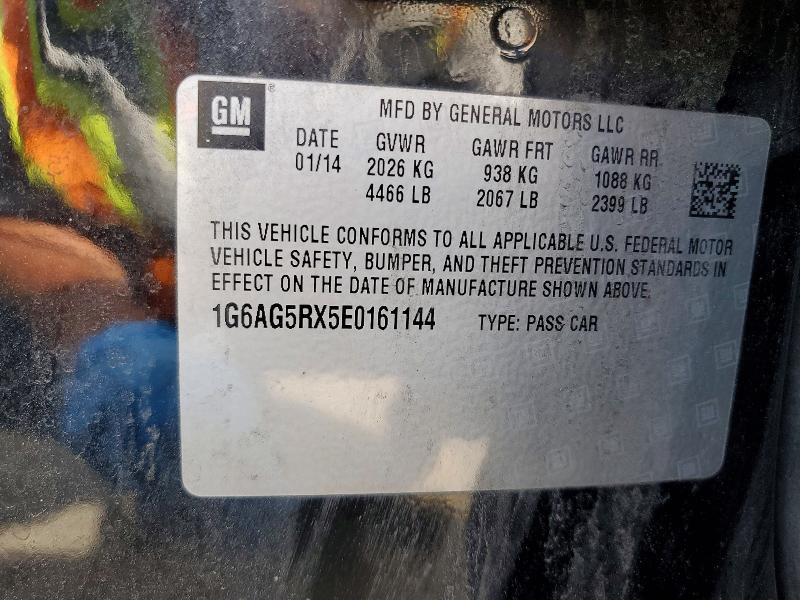 2014 Cadillac Ats მანქანა იყიდება აუქციონზე, vin: 1G6AG5RX5E0161144, აუქციონის ნომერი: 68015496