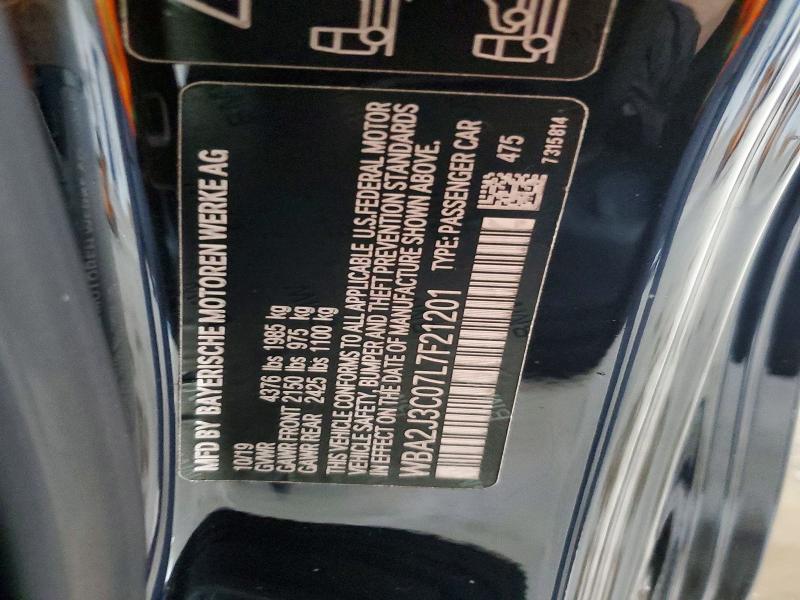 Aukcja sprzedaży 2020 Bmw 2 Series, vin: WBA2J3C07L7F21201, numer aukcji: 69101546