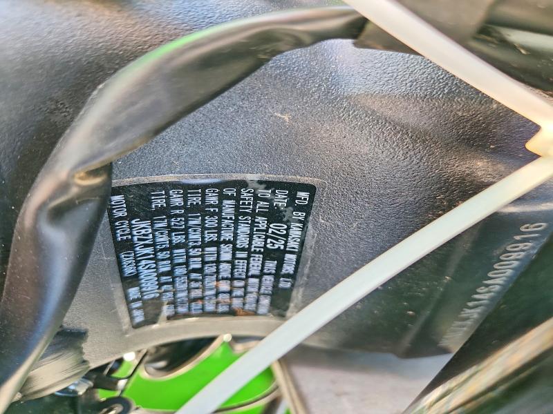Продаж на аукціоні авто 2025 Kawasaki Zx636, vin: JKBZXJK14SA009916, номер лоту: 67270206