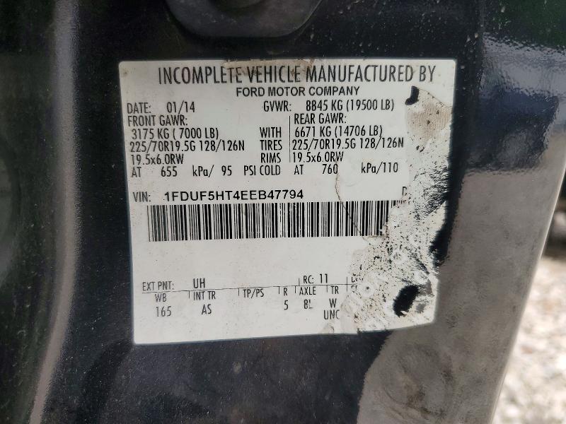 2014 Ford F550 მანქანა იყიდება აუქციონზე, vin: 1FDUF5HT4EEB47794, აუქციონის ნომერი: 68156586