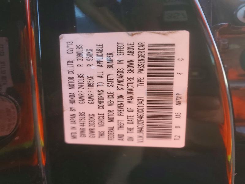 Продаж на аукціоні авто 2013 Acura Tsx, vin: JH4CU2F46DC010431, номер лоту: 66792776