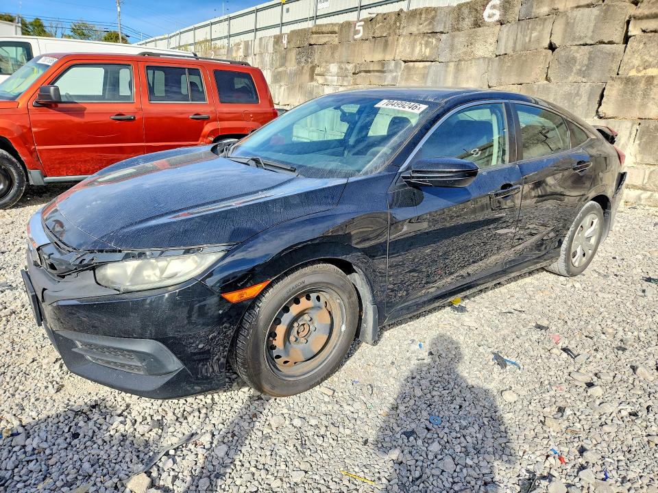 Auction sale of the 2016 Honda Civic, vin: 19XFC2F54GE049378, lot number: 70499246