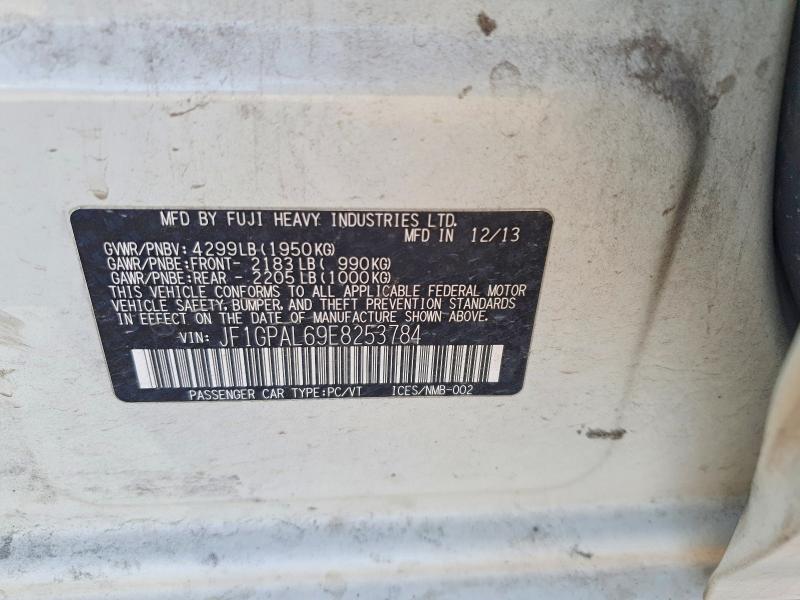 2014 Subaru Impreza მანქანა იყიდება აუქციონზე, vin: JF1GPAL69E8253784, აუქციონის ნომერი: 67721816