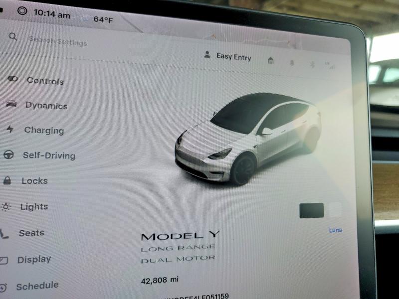 Продажа на аукционе авто 2020 Tesla Model Y, vin: 5YJYGDEE4LF051159, номер лота: 68856076