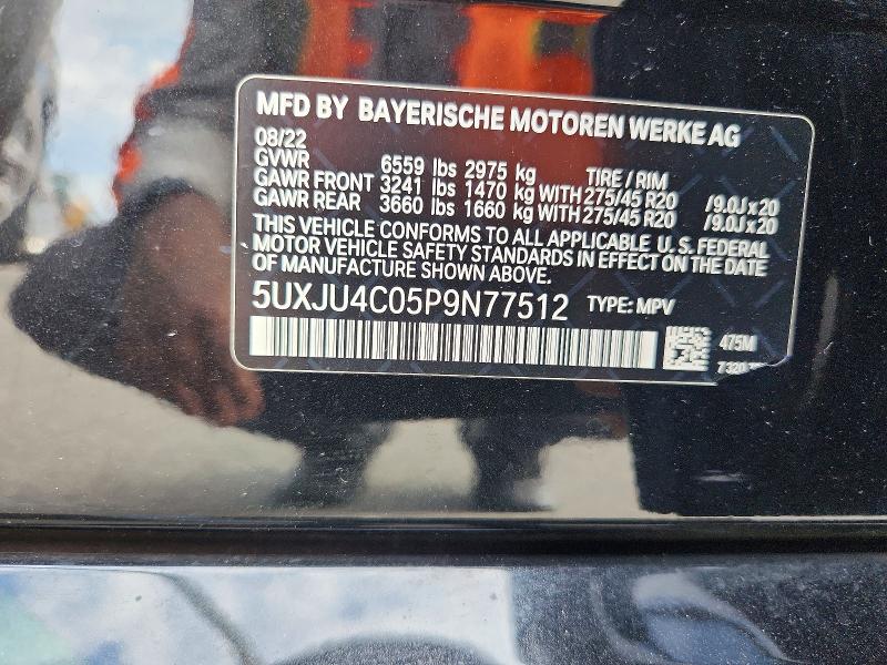 Продажа на аукционе авто 2023 Bmw X5, vin: 5UXJU4C05P9N77512, номер лота: 68362336