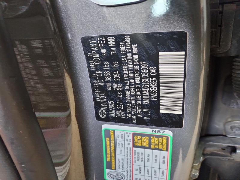 2025 Hyundai Elantra მანქანა იყიდება აუქციონზე, vin: KMHLM4DG1SU056097, აუქციონის ნომერი: 66807376