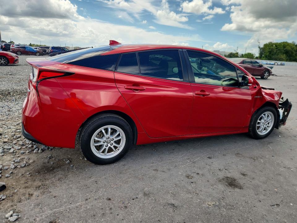69161646 :رقم المزاد ، JTDKARFU8K3077379 vin ، 2019 Toyota Prius مزاد بيع