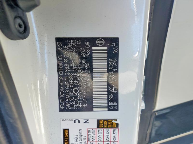 2023 Toyota Crown მანქანა იყიდება აუქციონზე, vin: JTDAAAAF0P3010594, აუქციონის ნომერი: 68034086