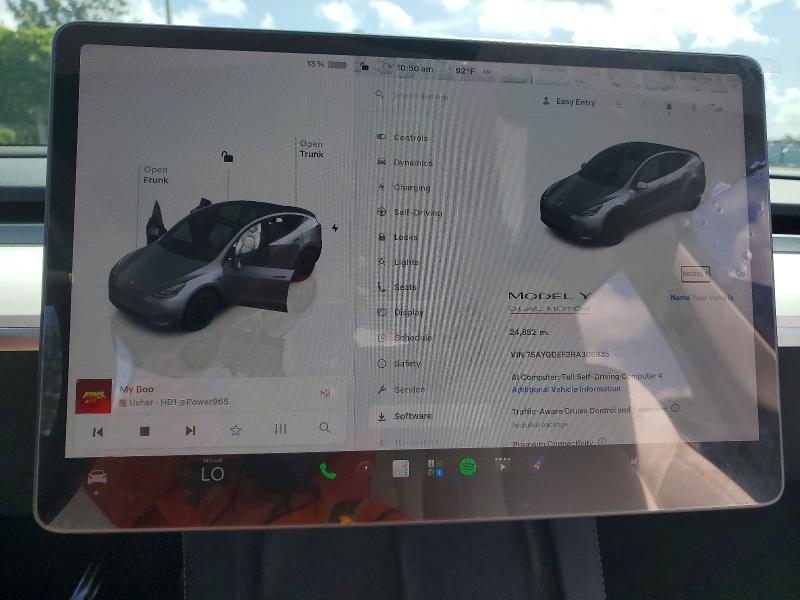 Продажа на аукционе авто 2024 Tesla Model Y, vin: 7SAYGDEF3RA306935, номер лота: 68535016