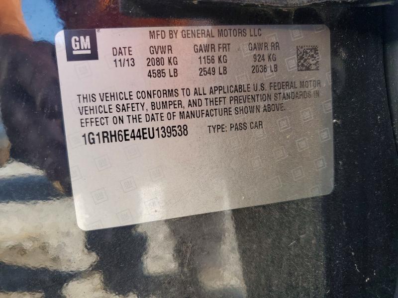 Продажа на аукционе авто 2014 Chevrolet Volt, vin: 1G1RH6E44EU139538, номер лота: 67470206