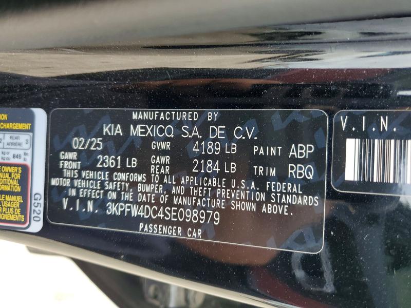 Aukcja sprzedaży 2025 Kia K4, vin: 3KPFW4DC4SE098979, numer aukcji: 67510966