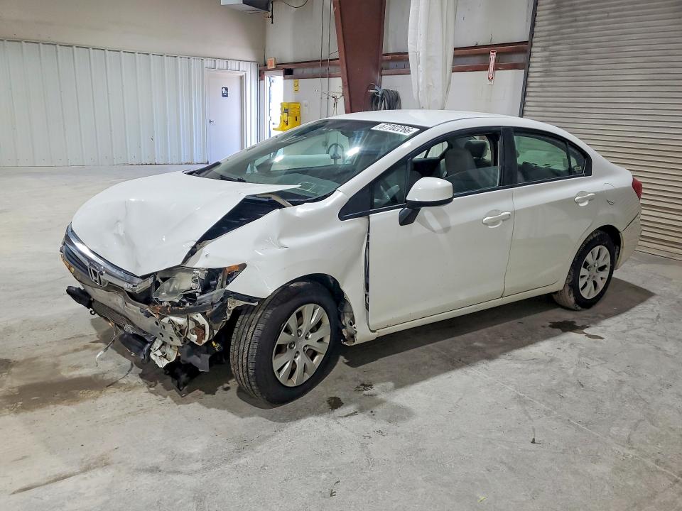 2012 Honda Civic მანქანა იყიდება აუქციონზე, vin: 19XFB2F50CE384554, აუქციონის ნომერი: 67702266