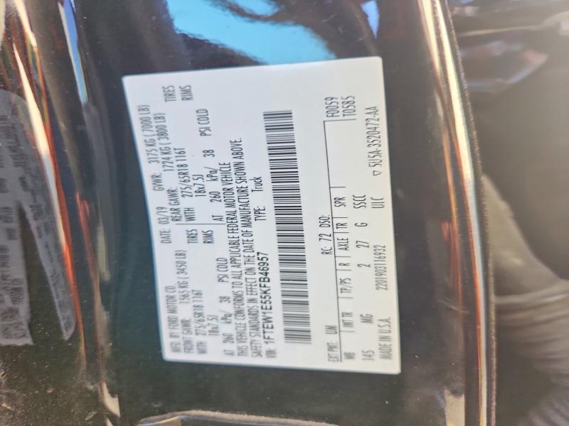 Продажа на аукционе авто 2019 Ford F150, vin: 1FTEW1E55KFB46957, номер лота: 68568616