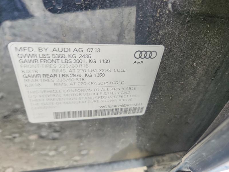 Aukcja sprzedaży 2014 Audi Q5, vin: WA1LFAFP6EA017841, numer aukcji: 69419156